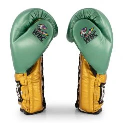 WBC X Cleto Reyes - Gloves With Laces / Green And Gold 8 WBC X Cleto Reyes - Gloves With Laces / Green And Gold