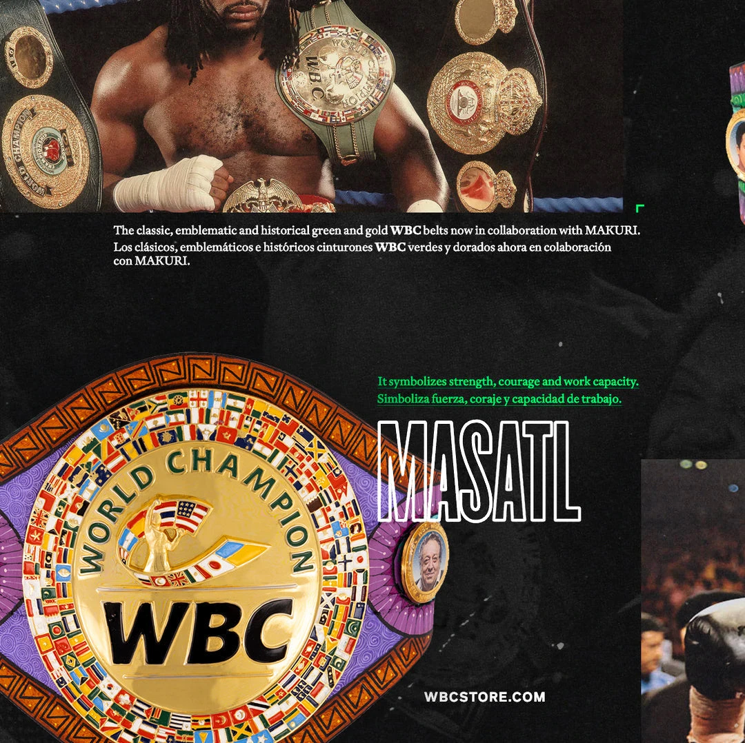 WBC Store WBC - Mini Belt "Masatl" WBC Belts 1 WBC Store WBC - Mini Belt "Masatl" WBC Belts