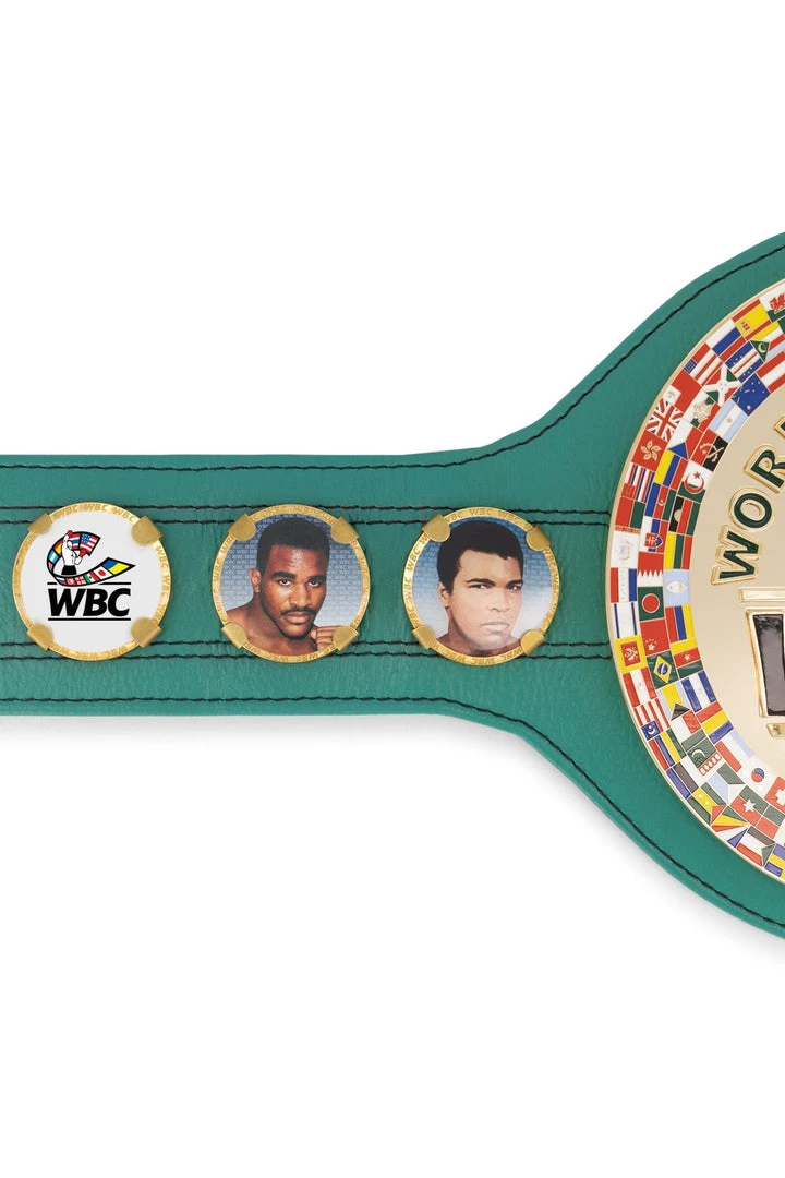 WBC Store WBC - Championship Belt "Historic Fights" Evander Holyfield Vs. Mike Tyson WBC Belts 5 WBC Store WBC - Championship Belt "Historic Fights" Evander Holyfield Vs. Mike Tyson WBC Belts