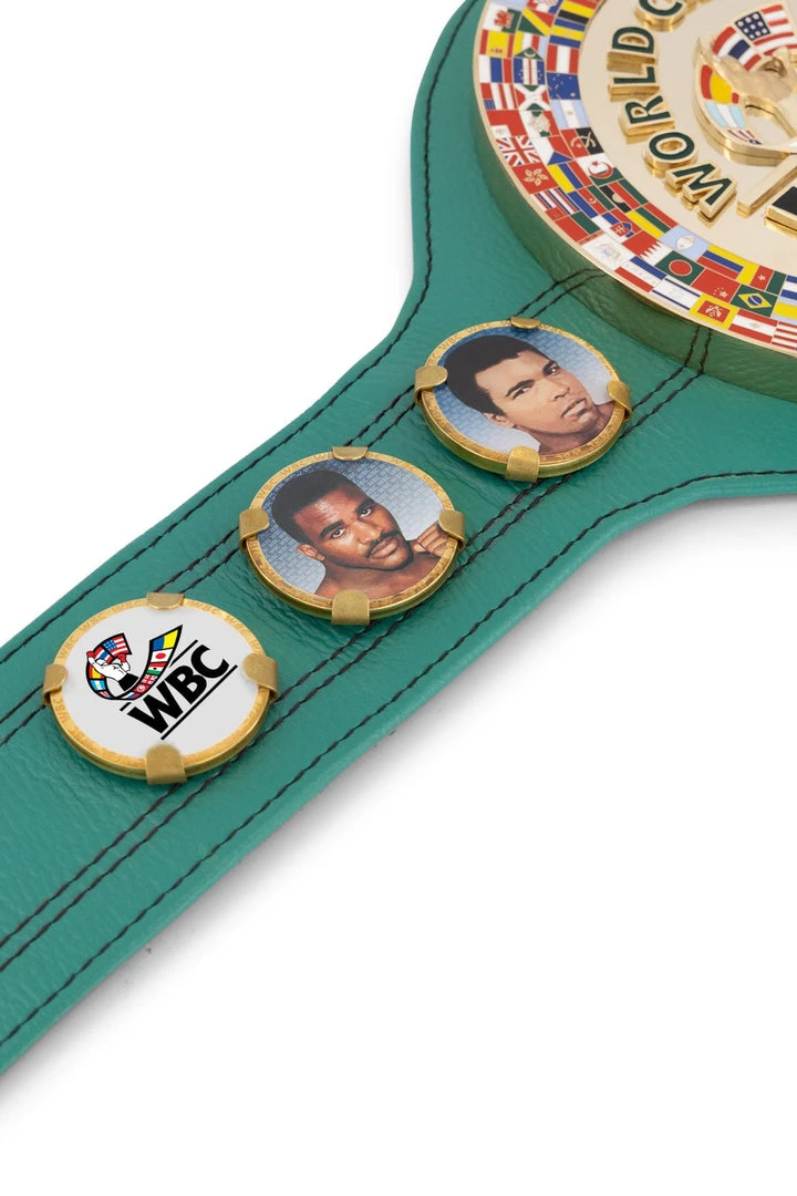 WBC Store WBC - Championship Belt "Historic Fights" Evander Holyfield Vs. Mike Tyson WBC Belts 7 WBC Store WBC - Championship Belt "Historic Fights" Evander Holyfield Vs. Mike Tyson WBC Belts