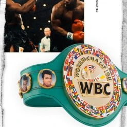 WBC Store WBC - Championship Belt "Historic Fights" Mike Tyson Vs. Trevor Berbick WBC Belts