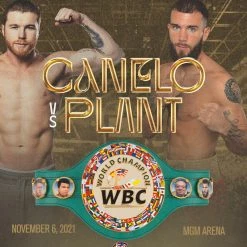 WBC Store WBC - Championship Belt "Historic Fights" SaĂșl âCaneloâ Ălvarez Vs. Caleb Plant