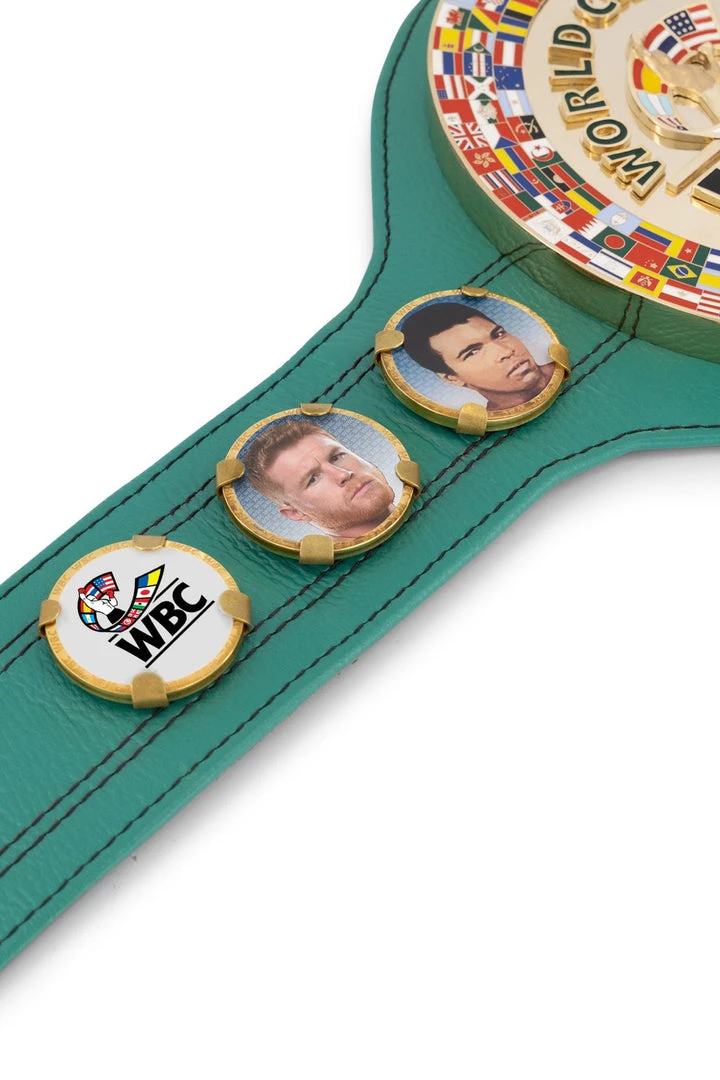 WBC Store WBC - Championship Belt "Historic Fights" Saúl “Canelo” Álvarez Vs. Caleb Plant 7 WBC Store WBC - Championship Belt "Historic Fights" Saúl “Canelo” Álvarez Vs. Caleb Plant