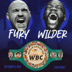 WBC Store WBC - Championship Belt "Historic Fights" Tyson Fury Vs. Deontay Wilder