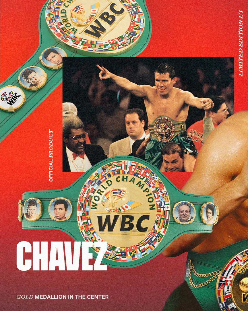 WBC Store WBC - Replica Championship Belt Memorabilia Roberto Duran And Julio César Chávez WBC Belts 1 WBC Store WBC - Replica Championship Belt Memorabilia Roberto Duran And Julio César Chávez WBC Belts