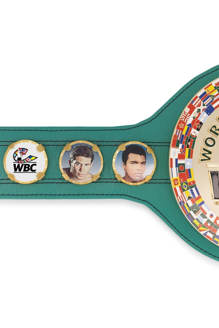 WBC Store WBC Belts WBC - Championship Belt "Historic Fights" Julio César Chávez Vs. Meldrick Taylor 5 WBC Store WBC Belts WBC - Championship Belt "Historic Fights" Julio César Chávez Vs. Meldrick Taylor