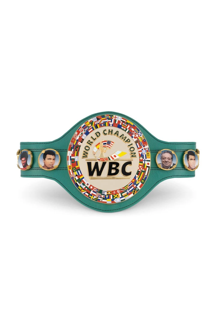 WBC Store WBC - Championship Belt "In Honor To Muhammad Ali Collection" Muhammad Ali Vs. Leon Spinks II WBC Belts 1 WBC Store WBC - Championship Belt "In Honor To Muhammad Ali Collection" Muhammad Ali Vs. Leon Spinks II WBC Belts