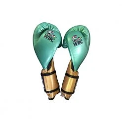 WBC Store WBC X Cleto Reyes - Gloves With Velcro / Green And Gold