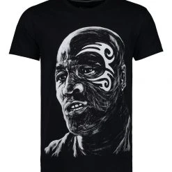 WBC Store WBC Products WBC - Mike Tyson Crew Neck T-shirt, Artwork By Pepe Sulaimán